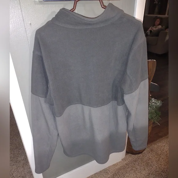 Men's gray Columbia fleece jacket size xl - Picture 2 of 8